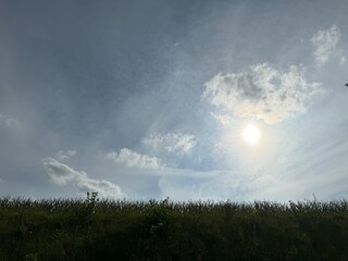 Fototapeta premium sun rays and clouds