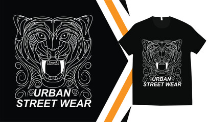 Urban style graphic design abstract illustration for t shirt, hoodie, typography t shirt design, authentic urban style streetwear design.