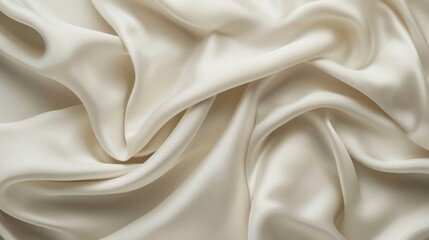 Naklejka premium A smooth and soft luxury fabric background in neutral tones