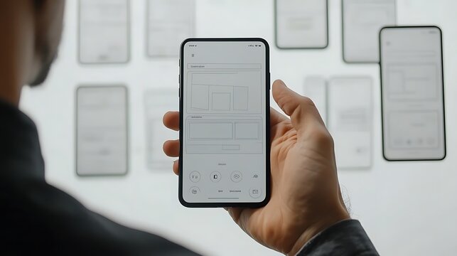 Low fidelity wireframe UX design process, accessibility testing