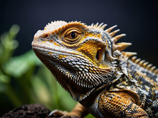 Fototapeta premium a majestic bearded dragon