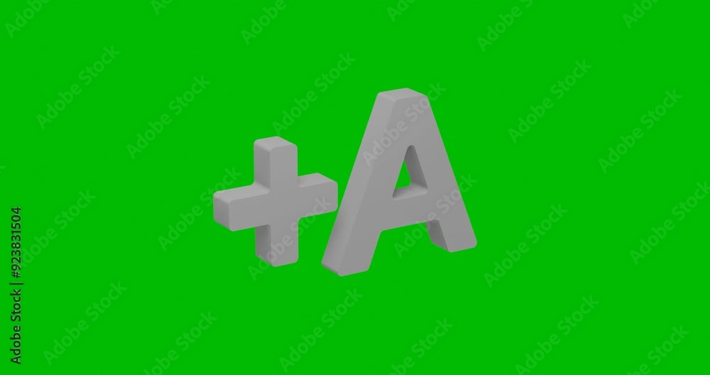 Poster animation of rotation of a white a plus symbol with shadow. simple and complex rotation. seamless lo