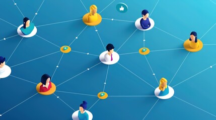 "Social Connectivity on a Vast Blue Canvas: Uniting Users Across a Digital Landscape of Social Networks"