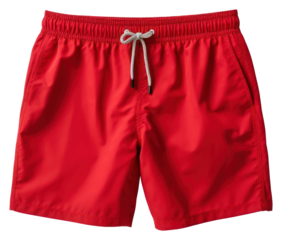 PNG Men Swim shorts red white background undergarment.