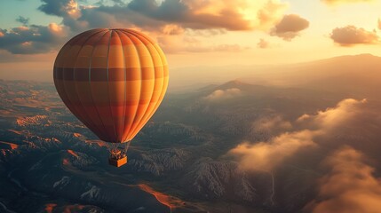 Obraz premium Go on a hot air balloon ride