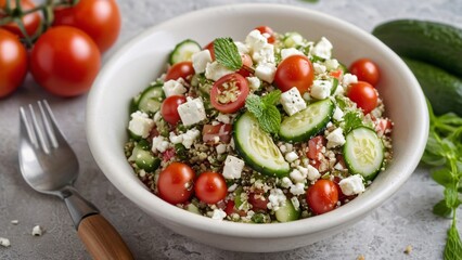 Vibrant Quinoa Salad with Fresh Herbs
