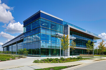 Obraz premium Modern Office Building Exterior