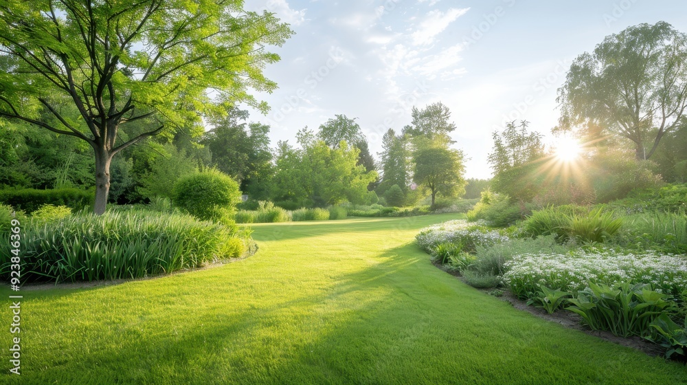 Canvas Prints path in the park