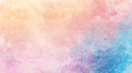 Fototapeta premium Vibrant Color Gradient Rendering Showcases a Dreamy Watercolor Texture Background, Perfect for Creative Design Concepts and Artistic Expressions