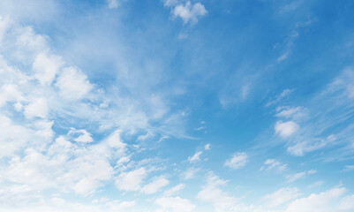 The sky is blue with a few clouds scattered throughout