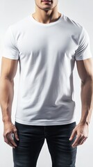 White t-shirt mockup | T-shirt mockup