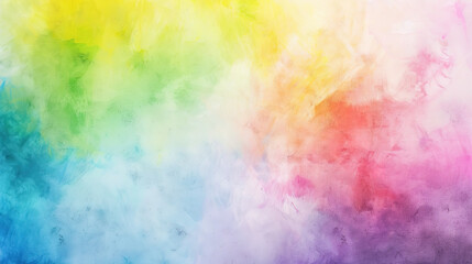 Vibrant Color Gradient Rendering Showcases a Dreamy Watercolor Texture Background, Perfect for Creative Design Concepts and Artistic Expressions