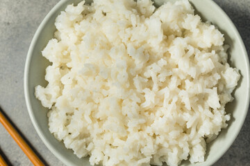 Healthy Homemade Asian White Jasmine Rice