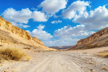 Judean Wilderness: Beautiful Desert Landscape in Dry and Picturesque Setting