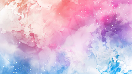 Fototapeta premium Vibrant Color Gradient Rendering Showcases a Dreamy Watercolor Texture Background, Perfect for Creative Design Concepts and Artistic Expressions