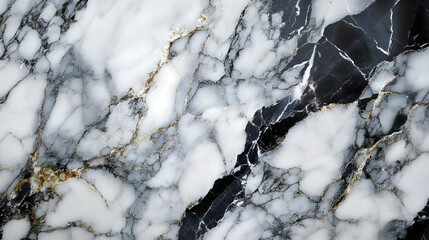 White and black marble texture background