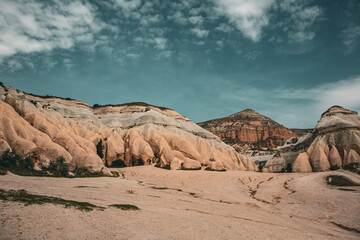 Felsformationen in den Tälern Kappadokiens, Nevsehir, Türkei