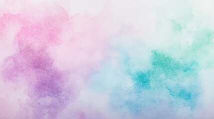 Fototapeta premium Pastel watercolor paper texture with subtle gradients
