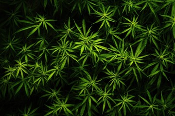Fototapeta premium Lush greenery of vibrant ferns