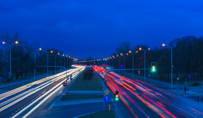 traffic on the highway