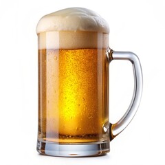 Cold Beer in a Glass