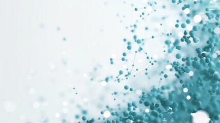 Digital Data Visualization with Interconnected Lines and Dots, abstract design illustrating data connections, minimalist backdrop enhancing clarity and focus on the visual elements