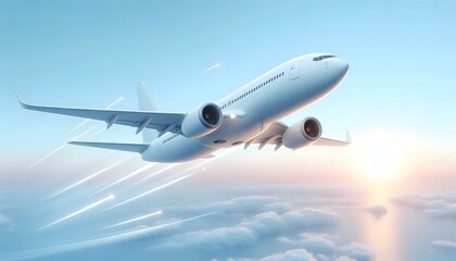 Obraz premium airplane in the sky