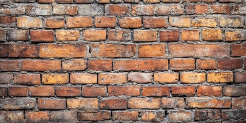 Fototapeta premium Exposed brick wall background , ai