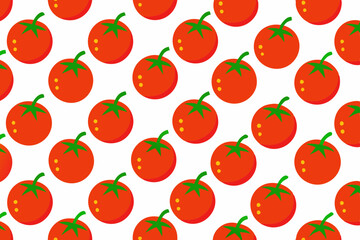 Seamless line pattern with tomato art vector illustration