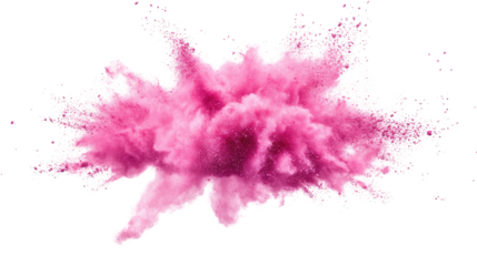 Pink explosion transparent background