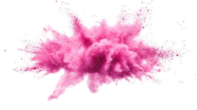 Pink explosion transparent background