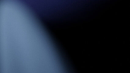 Abstract Colorful Blue and Black Gradient Background, Grain or Noise Texture, Blur Pastel Colors. Copy Space - Backdrop