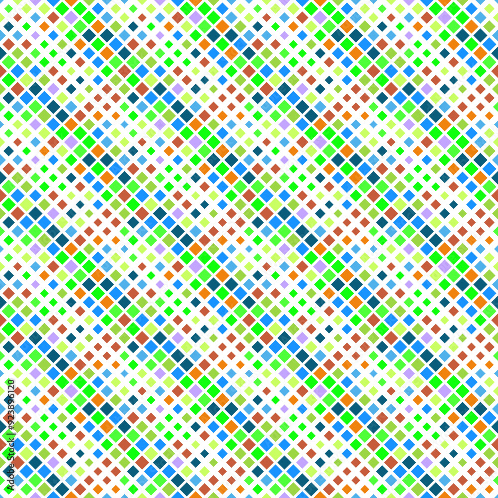 Poster abstract seamless square pattern background - geometrical vector graphic design from diagonal square