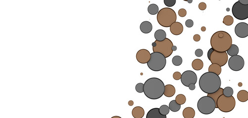 silver confetti explosion festive background