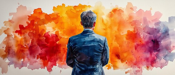 An HR professional facilitating a feedback session on employee relations and cultural diversity, in a modern meeting room