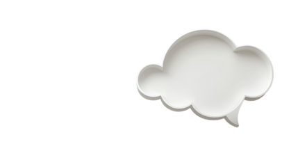 speech bubble transparent background