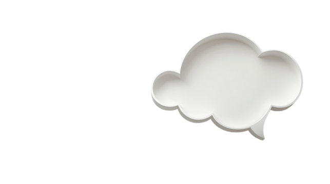 speech bubble transparent background