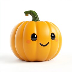 Obraz premium 3D Cartoon Cute Funny Halloween Pumpkin