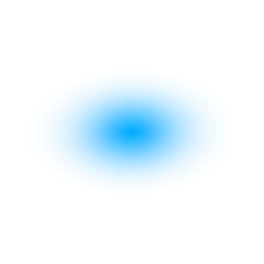 Abstract blurry gradient blue light element