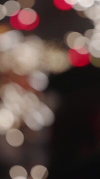 fire run or correfoc festival,barcelona spain in vertical