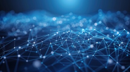 Obraz premium Abstract Digital Network Background