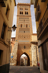 tower in the old town of Teruel in the spanish province of Aragon