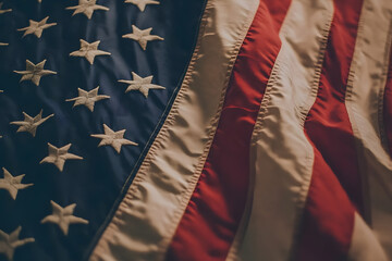 Illustration of the USA national flag
