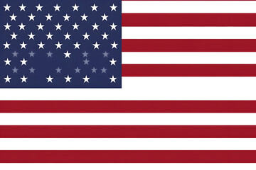 Naklejka premium Illustration of the USA national flag