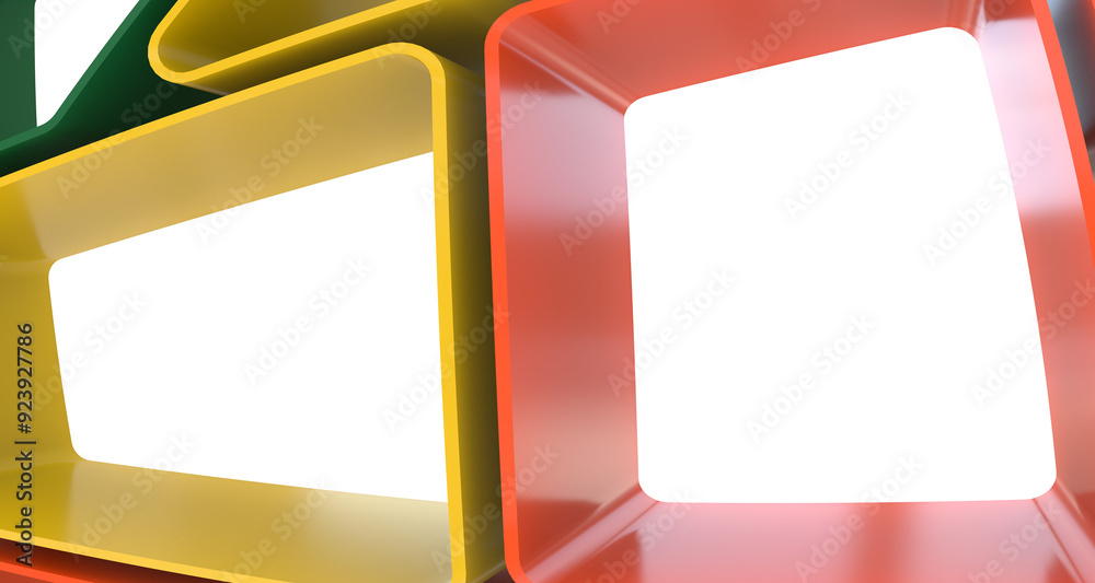 Aufkleber Mosaic triangular low poly style abstract geometric background