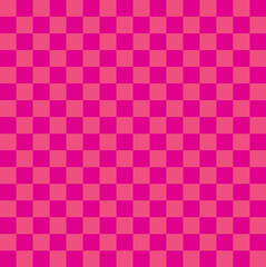 Striking illustration background featuring a chessboard pattern in pink fuchsia and pink punch tones. This vibrant design offers a modern twist on the classic pattern, perfect for creative projects. 