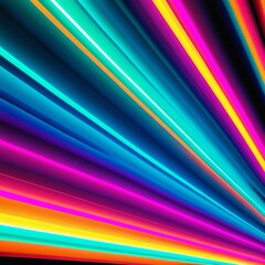 Colorful background with glowing light lines