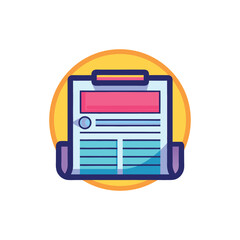 A document icon with lines for detailed information