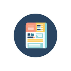 A document icon with lines for detailed information