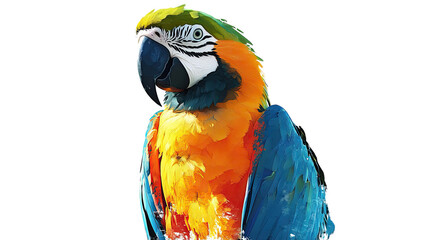 Fototapeta premium parrot transparent background